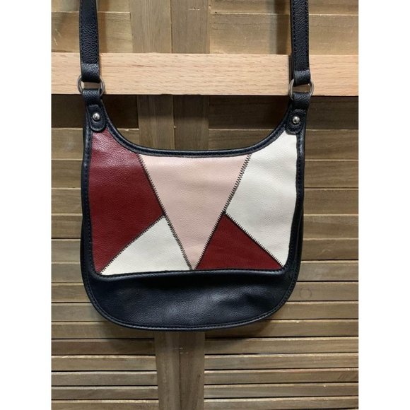 Nine West Handbags - Nine West Retro Faux Leather 80’s Style Patchwork Shoulder Bag Y2K 90s I9